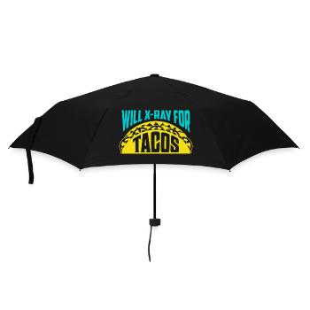 Will X-Ray pour Tacos Radiologie X-Ray Rad Tech - Parapluie standard - noir - Devant