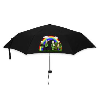 Folk Music Band - Umbrella (small) - black - Front