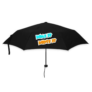 home is where my horse is - Umbrella (small) - black - Front