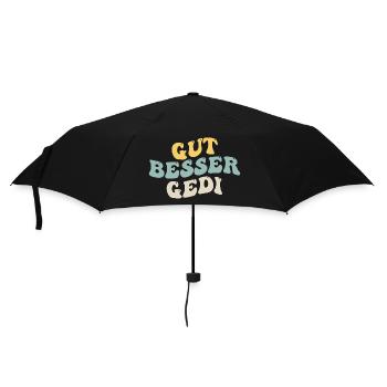 Gut Besser Gedi - Regenschirm (klein) - Schwarz - Vorne