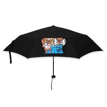 Nurse After-work Weekend Work - Umbrella (small) - black - Front