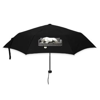 Cheval - Parapluie standard - noir - Devant