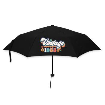 1953 Anniversary 70 years Vintage - Umbrella (small) - black - Front