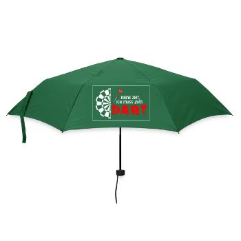 Dartpfeil Dartscheibe Hobby Dart Geschenk - Regenschirm (klein) - Flaschengrün - Vorne