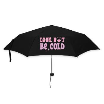 Look Hot be Cold - Umbrella (small) - black - Front