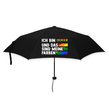 Schullehrer Lehrer - Regenschirm (klein) - Schwarz - Vorne