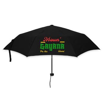 Moun Gayana pa ka domi - Parapluie standard - noir - Devant