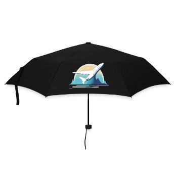Avion - Parapluie standard - noir - Devant