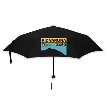 Piz Varuna Ski Touring Ski Resort Hiking Normal Route - Umbrella (small) - black - Front
