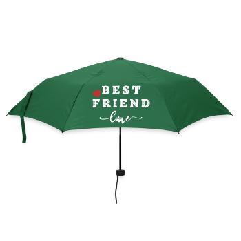 Best friend - Regenschirm (klein) - Flaschengrün - Vorne