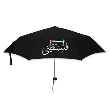Palestine - Regenschirm (klein) - Schwarz - Vorne