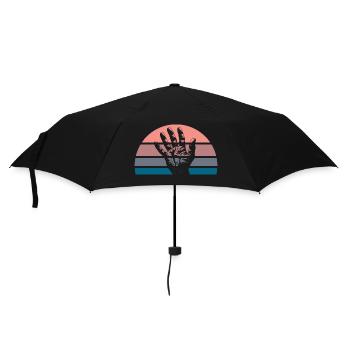 Main d’escalade - Parapluie standard - noir - Devant