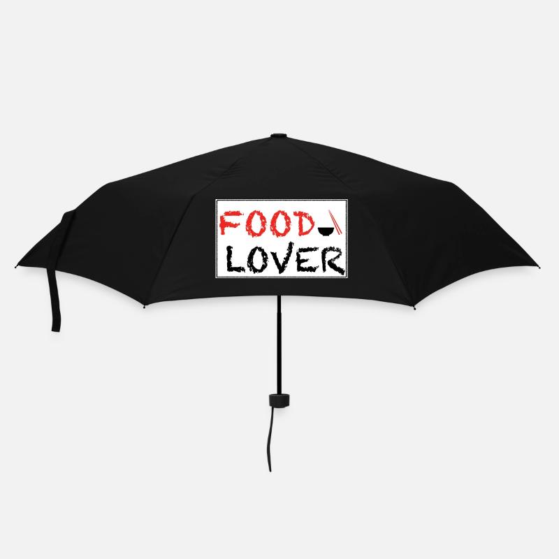 Food Lover - Umbrella (small) - black