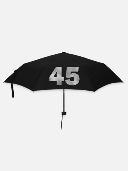 Birthday 45 years - Umbrella (small) - black