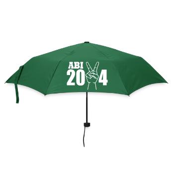 Abi 2024 - Regenschirm (klein) - Flaschengrün - Vorne