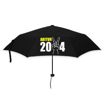 Abitur 2024 - Regenschirm (klein) - Schwarz - Vorne