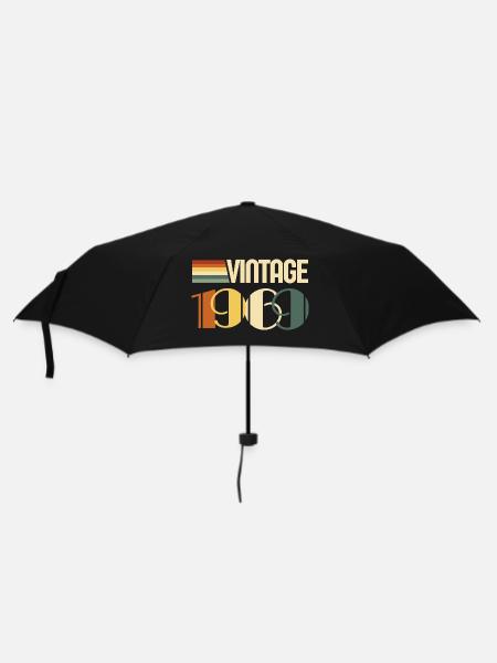 Vintage 1969-cadeau anniversaire 1969 - Parapluie standard - noir