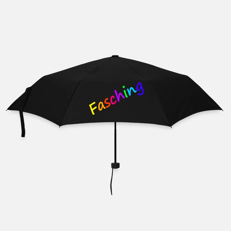 Fasching - Regenschirm (klein) - Schwarz