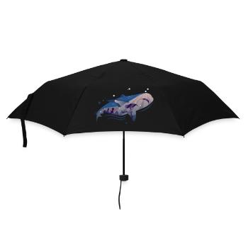 Whale Blue Whale - Umbrella (small) - black - Front