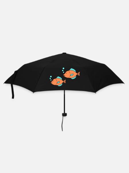 Pisces Comic 2 - Umbrella (small) - black