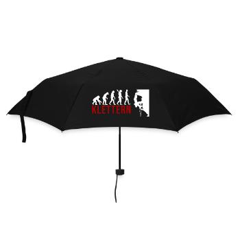 Ecolution Klettern - Regenschirm (klein) - Schwarz - Vorne