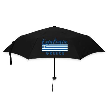 Mykonos Athen Korfu Urlaub Griechenland - Regenschirm (klein) - Schwarz - Vorne