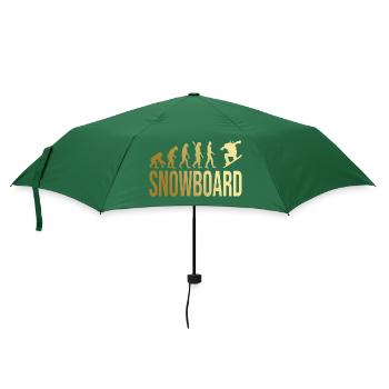 Evolution Snowboard - Regenschirm (klein) - Flaschengrün - Vorne