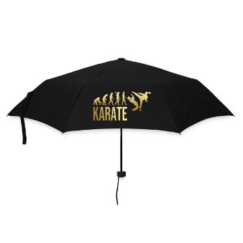 Evolution Karate - Regenschirm (klein) - Schwarz - Vorne