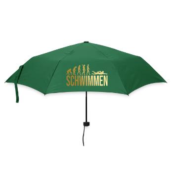 Evolution Schwimmen - Regenschirm (klein) - Flaschengrün - Vorne