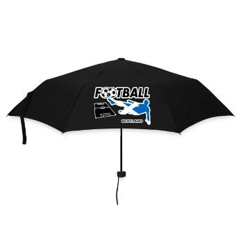 Football Fever Scotland - Umbrella (small) - black - Front