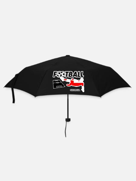 Fièvre du football Géorgie - Parapluie standard - noir