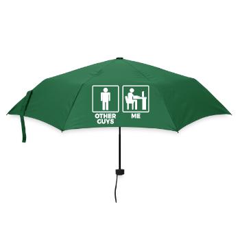 Ingénieur logiciel Stick Figures - Parapluie standard - vert bouteille - Devant