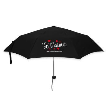 T'T Shirt / I Love You / I Love You / I Love You - Umbrella (small) - black - Front