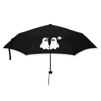T-shirt fantôme - Couples drôles 04 - Parapluie standard - noir - Devant