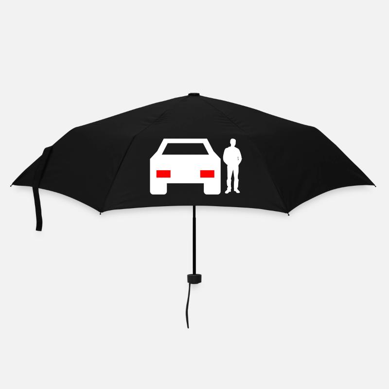 Auto - Regenschirm (klein) - Schwarz