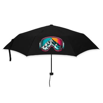 Lunettes de ski Skieur Ski Sports d’hiver Skis - Parapluie standard - noir - Devant