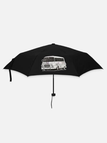 Barkas B1000 // Illustration - Regenschirm (klein) - Schwarz