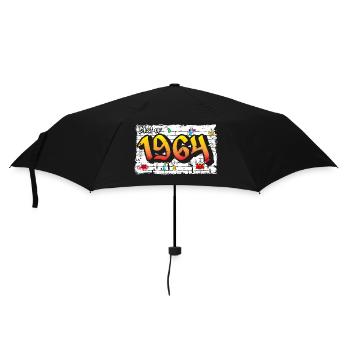 Graffiti vintage 1964 – 61 ans d’héritage audacieux - Parapluie standard - noir - Devant
