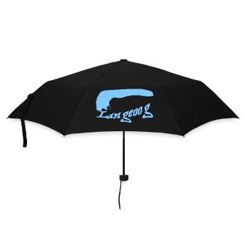 Langeoog Tattoo - Umbrella (small) - black - Front
