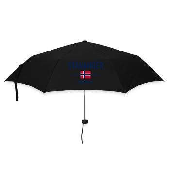 Stavanger - Norway - Coordinates - Flag - Umbrella (small) - black - Front