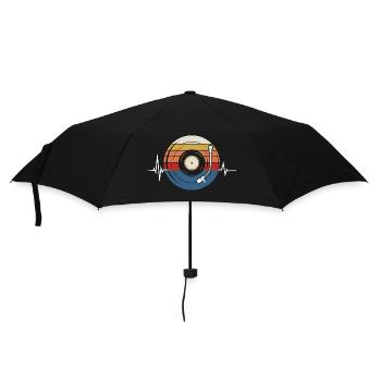 Vinyl Records Heartbeat Music - Umbrella (small) - black - Front