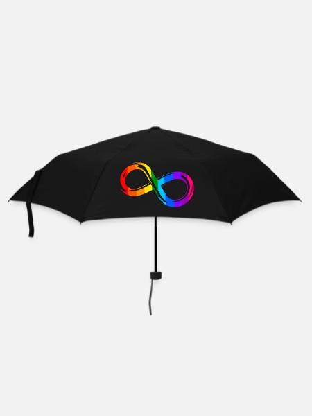 Different, Not Less – Autism Acceptance - Umbrella (small) - black