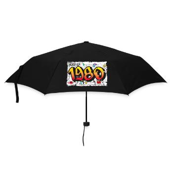 Best of 1980 Graffiti – 45 ans d’ grunge - Parapluie standard - noir - Devant