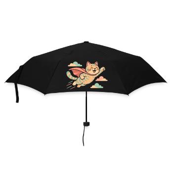 Super Cat British Shorthair Tiger Gift - Umbrella (small) - black - Front