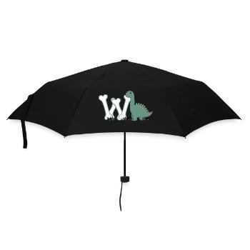 Letter W - Umbrella (small) - black - Front