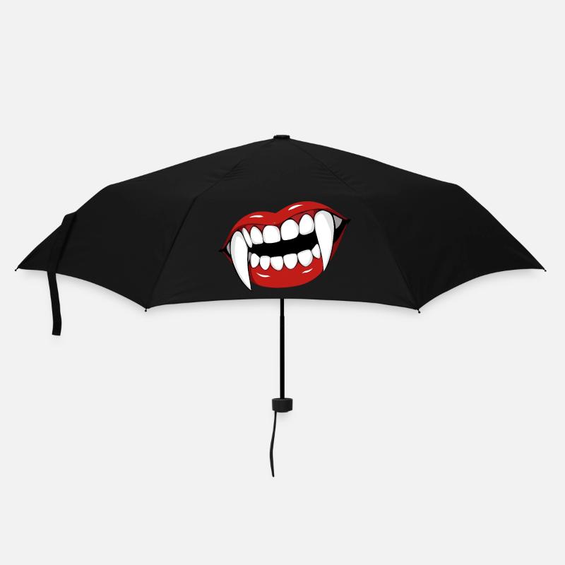 Vampire Lips Pop Art Halloween Party - Parapluie standard - noir