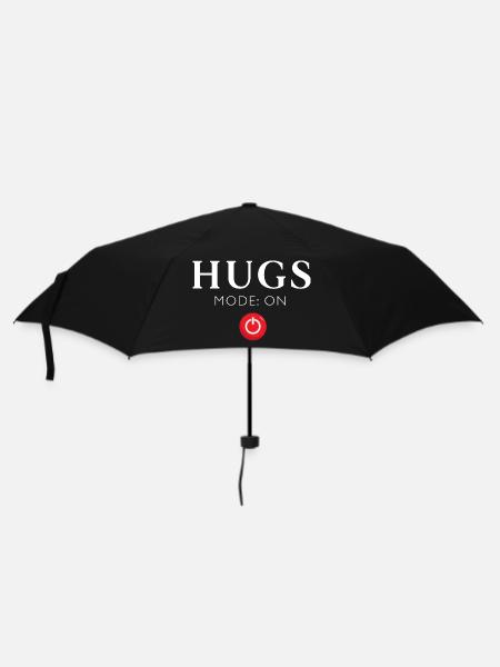 HUGS Modo On Red Button - Umbrella (small) - black