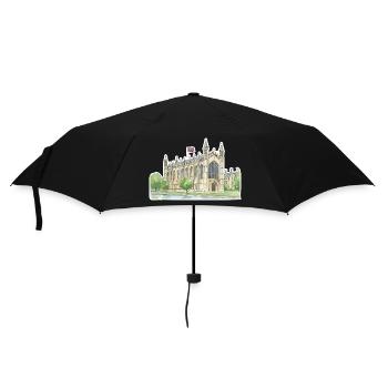Cambridge King's College Chapel University Art - Umbrella (small) - black - Front
