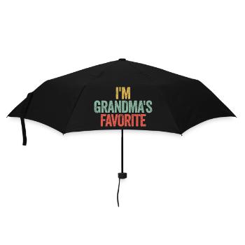 Petit-enfant préféré Drôle Je suis le préféré de Mamie - Parapluie standard - noir - Devant