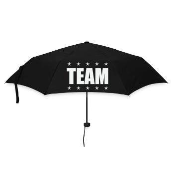 Équipe avec des stars - Parapluie standard - noir - Devant